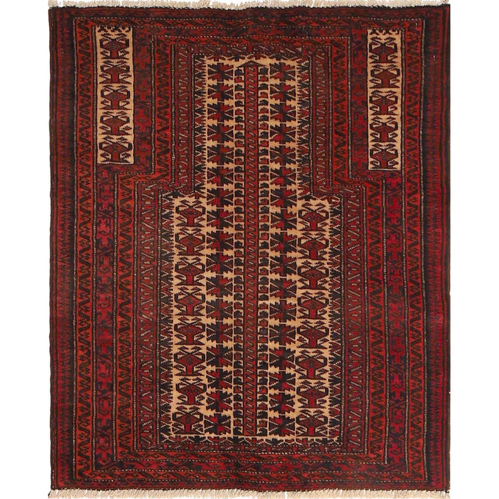 Small Prayer Carpet 2' 8" x 3' 8" - No. AL93474