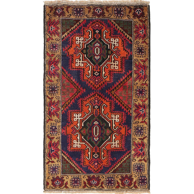 Tribal Baloch Rug 2' 9" x 4' 9" - No. AL91226