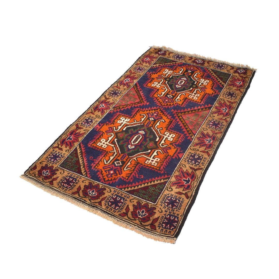Tribal Baloch Rug 2' 9" x 4' 9" - No. AL91226