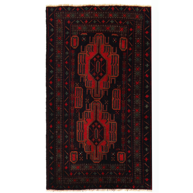 Hand Knotted Baluchi Rug 3' 0" x 4' 11" - No. AL75649
