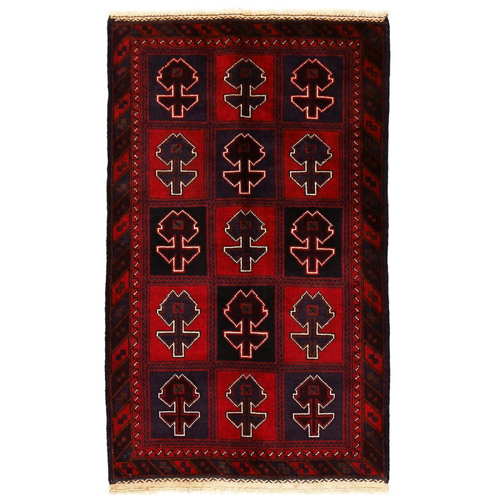 Handmade Balochi Rug 2' 11" x 4' 5" - No. AL21118