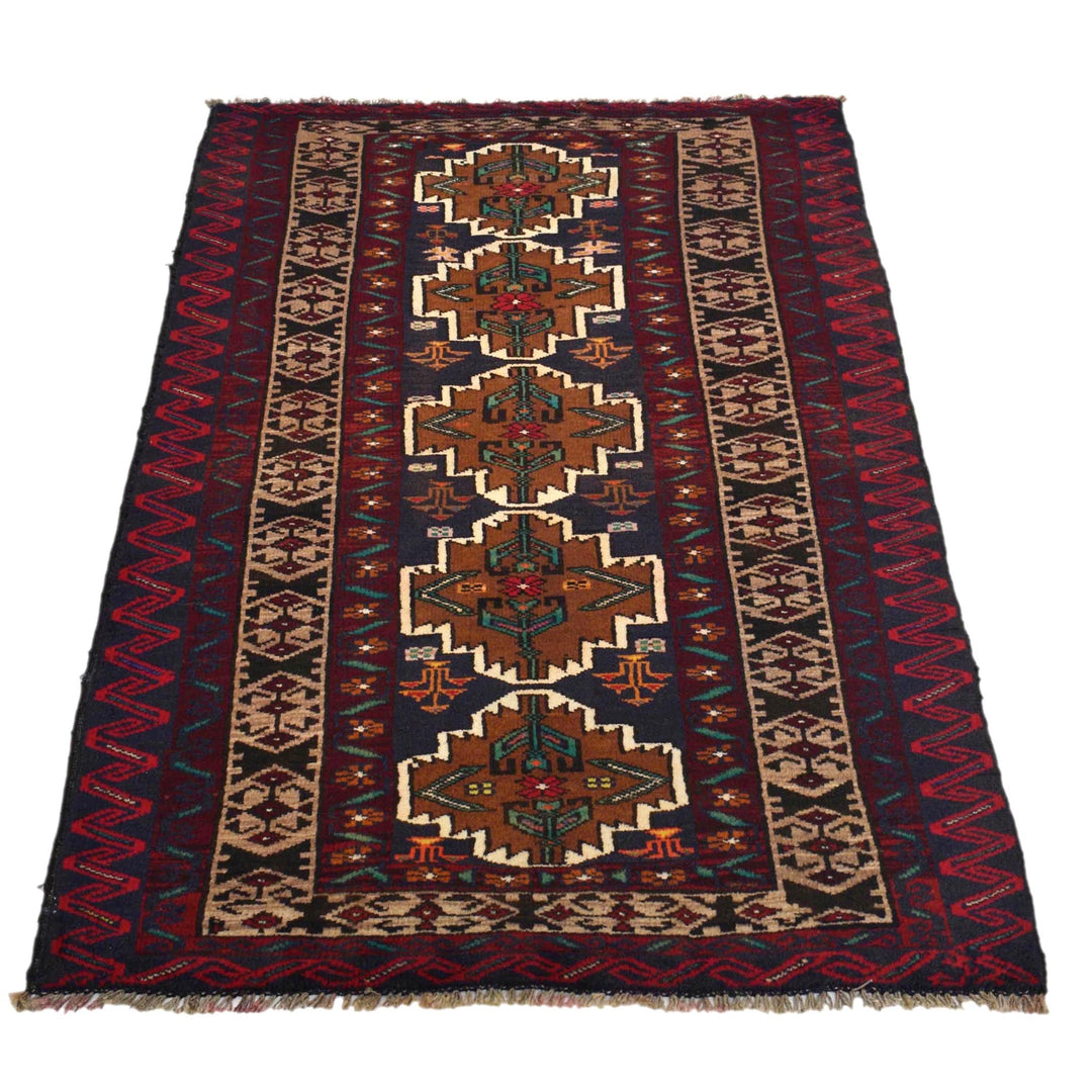 Baluch Small Size Rug 2' 9" x 4' 10" - No. AL13060
