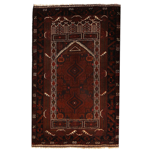 Islamic Prayer Carpet 2' 11" x 4' 7" - No. AL43145