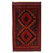 Handmade Balochi Rug 3' 1" x 4' 6" - No. AL62620