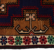 Blue Color Baluchi Rug 3' 1" x 4' 8" - No. AL69003