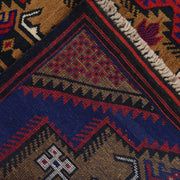 Blue Color Baluchi Rug 2' 9" x 4' 8" - No. AL15407