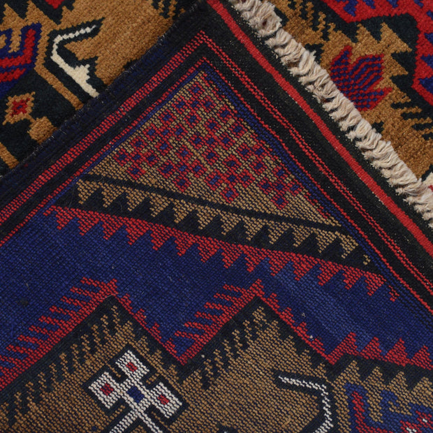 Blue Color Baluchi Rug 2' 9" x 4' 8" - No. AL15407