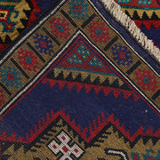 Blue Color Baluchi Rug 2' 9" x 4' 6" - No. AL60001