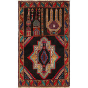 Small Prayer Carpet 3' 0" x 4' 9" - No. AL75902