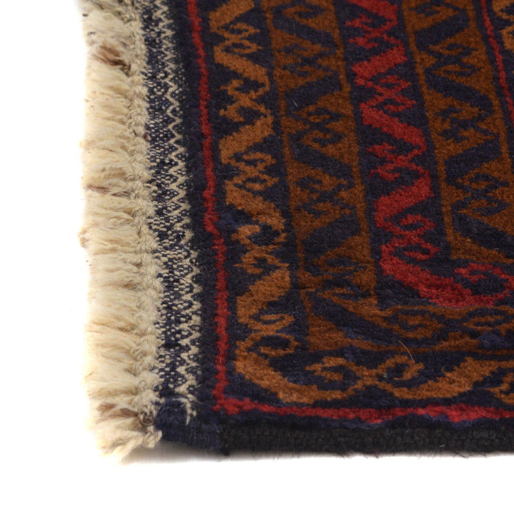 Red Color Baluchi Rug 2' 11" x 5' 0" - No. AL79414