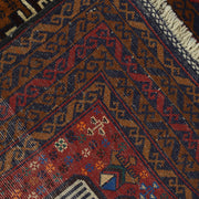 Red Color Baluchi Rug 2' 11" x 5' 0" - No. AL79414