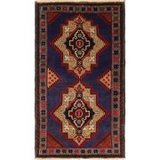 Blue Color Baluchi Rug 2' 10" x 5' 2" - No. AL67346