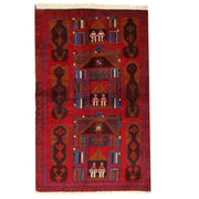 Small Prayer Carpet 2' 8" x 4' 4" - No. AL48501