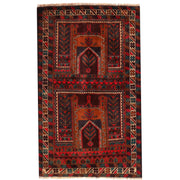 Small Prayer Carpet 2' 10" x 4' 7" - No. AL43873