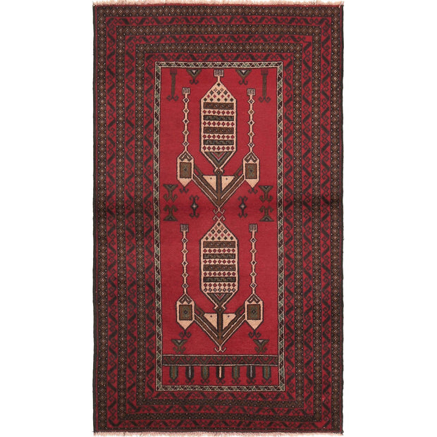 Handmade Prayer Rug 2' 10" x 4' 11" - No. AL82248