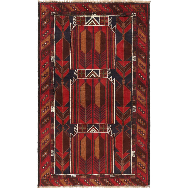 Baluch Small Size Rug 2' 10" x 4' 7" - No. AL51985