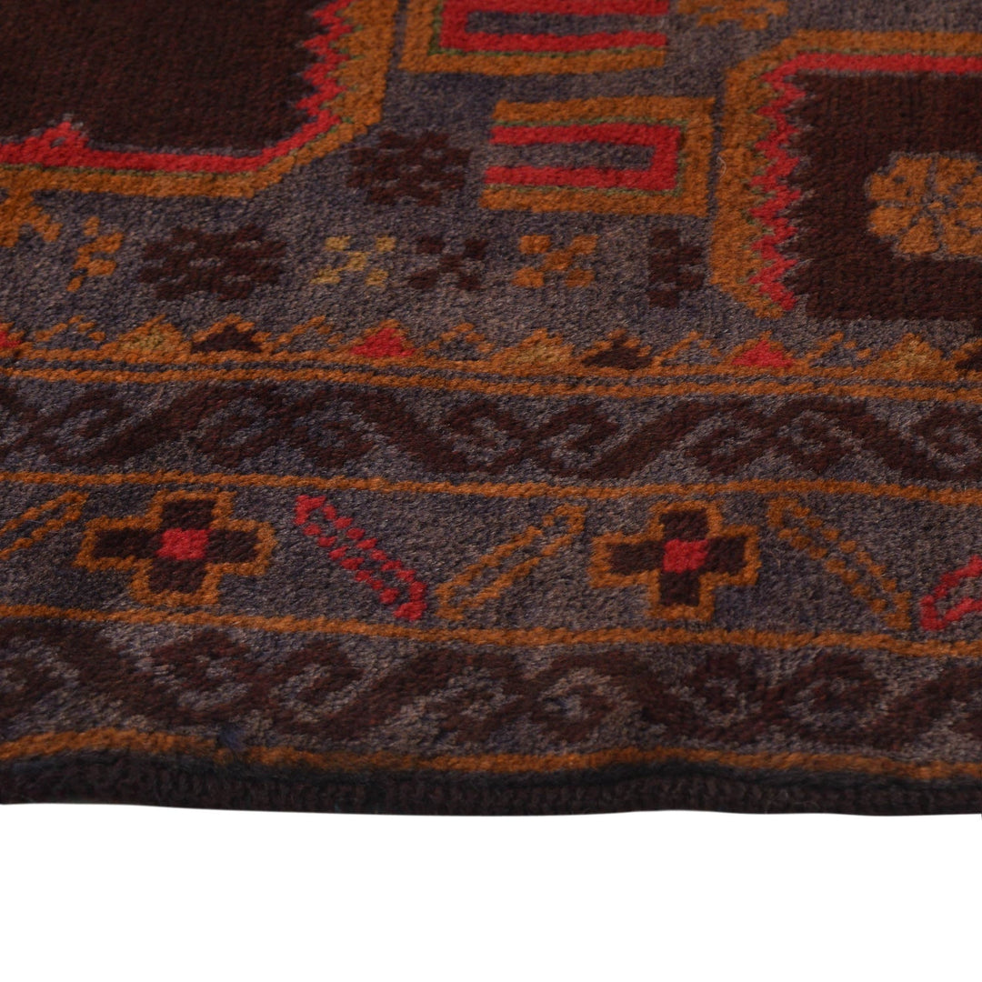 Hand Knotted Baluchi Rug 3' 0" x 4' 6" - No. AL37712
