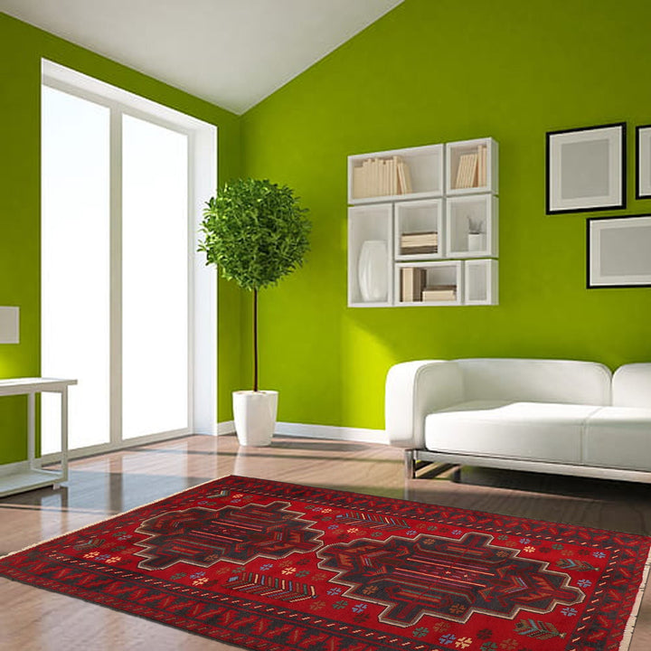 Hand Knotted Baluchi Rug 2' 8" x 4' 9" - No. AL86468