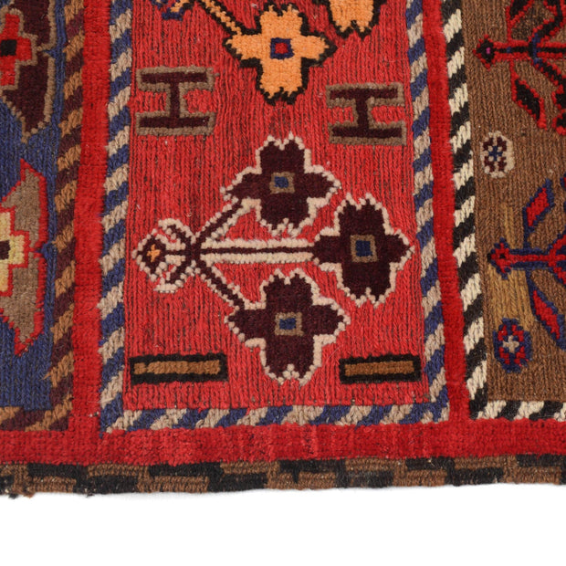 Hand Knotted Baluchi Rug 2' 11" x 5' 0" - No. AL48192
