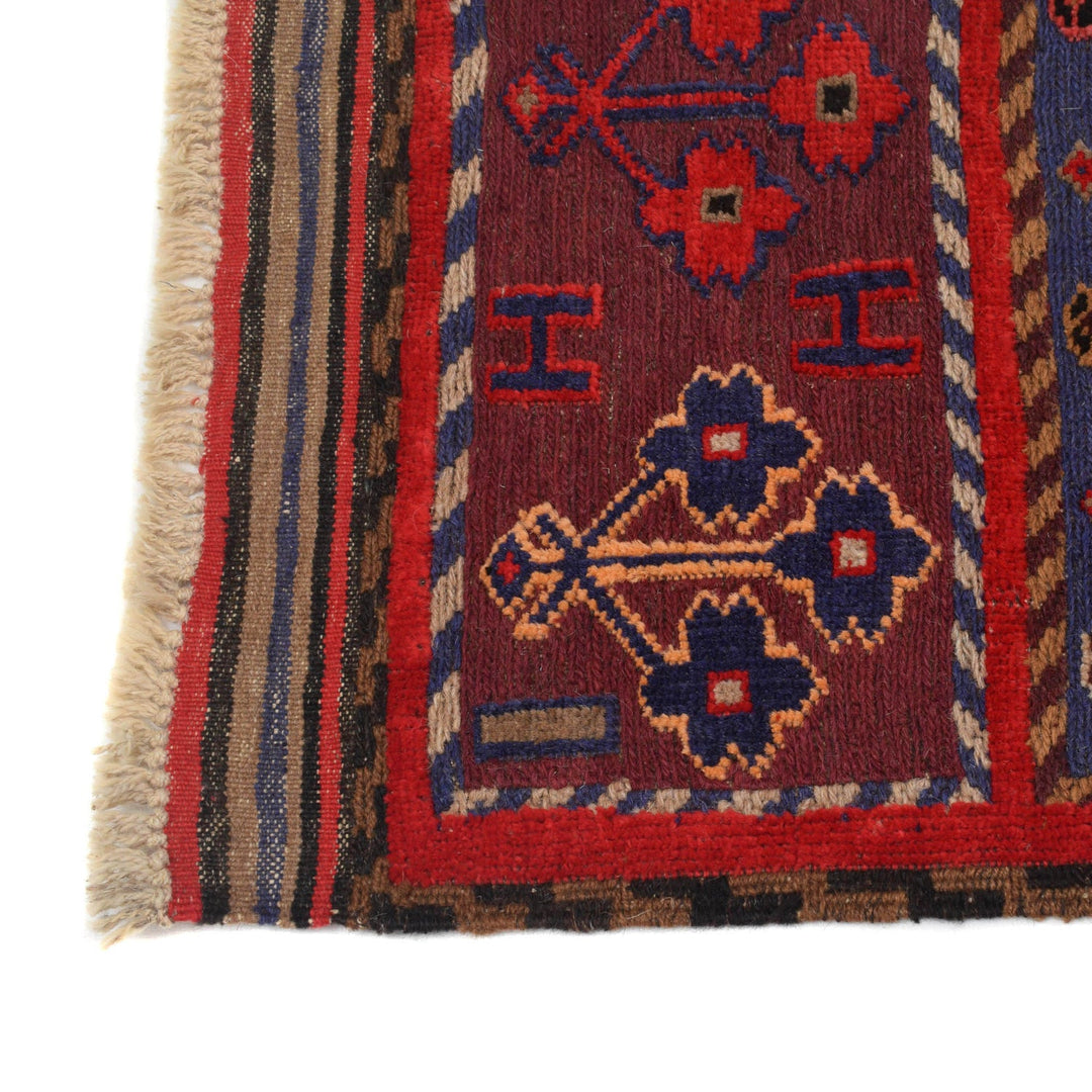 Hand Knotted Baluchi Rug 2' 11" x 5' 0" - No. AL48192