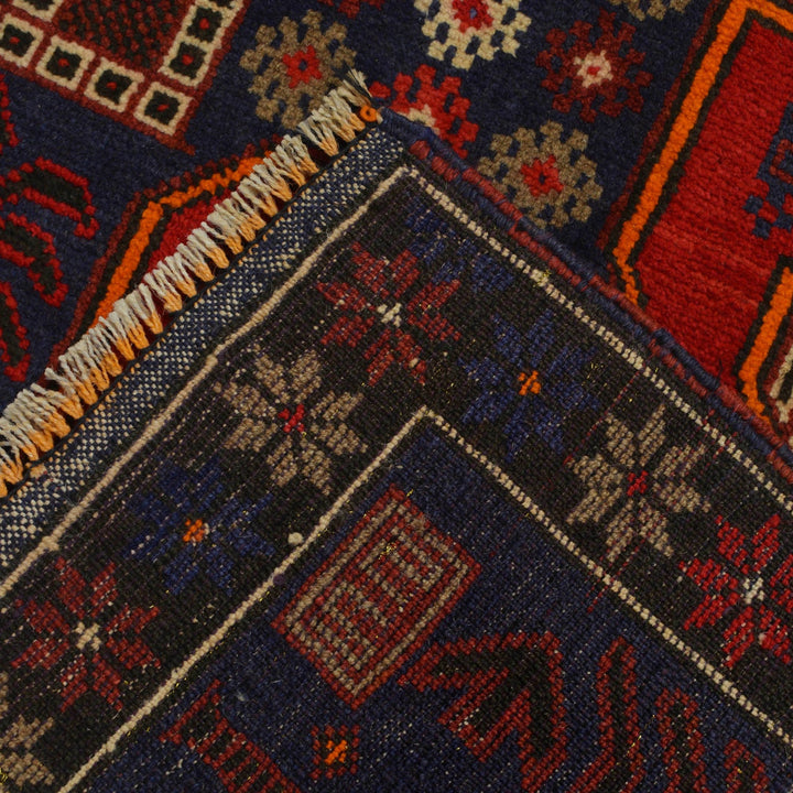 Hand Knotted Baluchi Rug 2' 8" x 4' 8" - No. AL16468