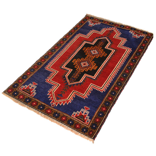 Hand Knotted Baluchi Rug 3' 1" x 4' 8" - No. AL28391