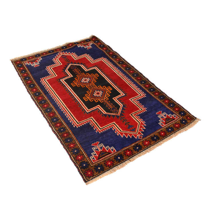 Hand Knotted Baluchi Rug 3' 1" x 4' 8" - No. AL28391