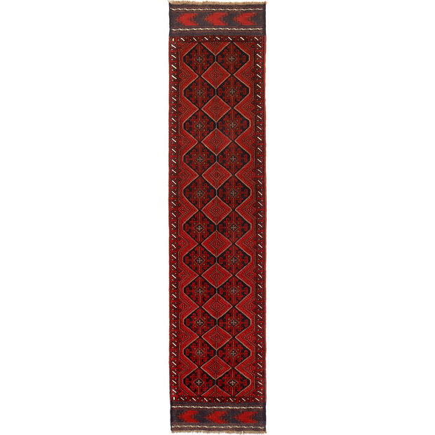 Hand Knotted Mashwani Runner 2' 6" x 11' 4" - No. AL33319