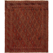 Handmade Afghan Carpet 5' 0" x 6' 3" - No. AL98606