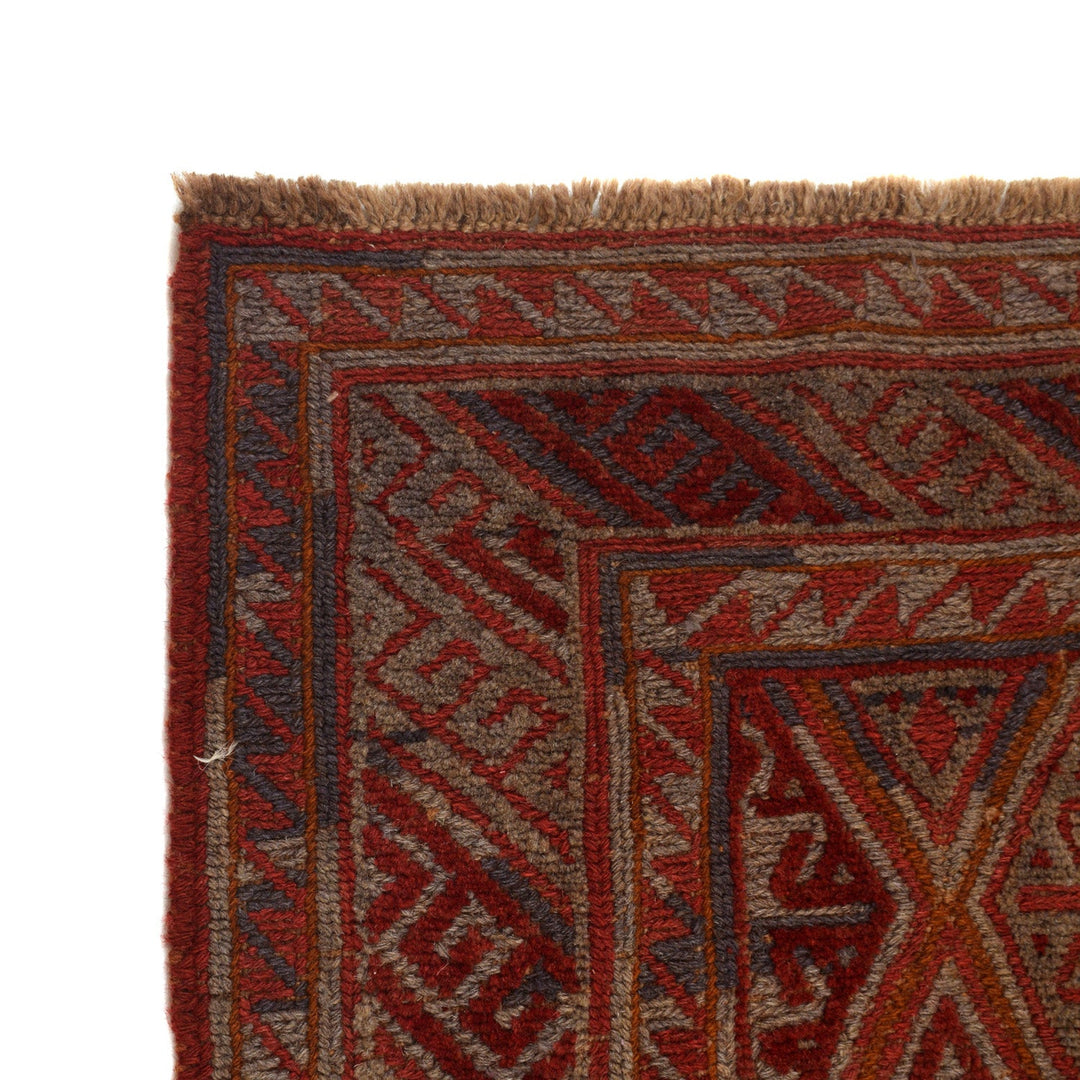 Handmade Afghan Carpet 5' 0" x 6' 3" - No. AL98606