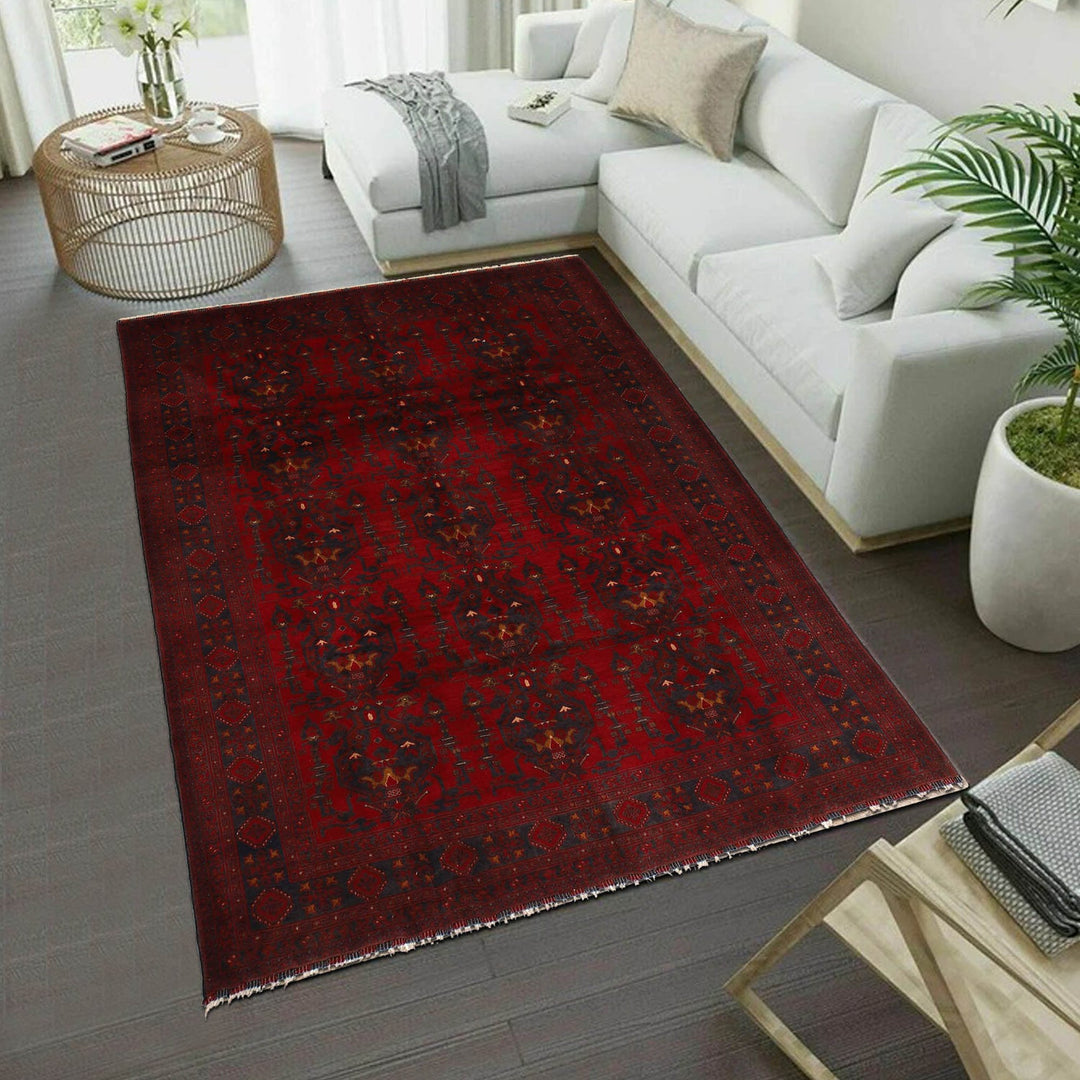 Handmade Khal Mohammadi Area Rug 6' 8" x 9' 8" - No. AL61280