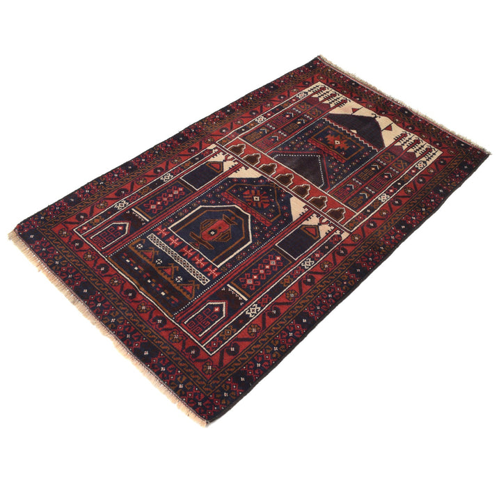 Handmade Prayer Rug 3' 0" x 4' 10" - No. AL75503