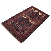 Handmade Prayer Rug 3' 0" x 4' 10" - No. AL75503