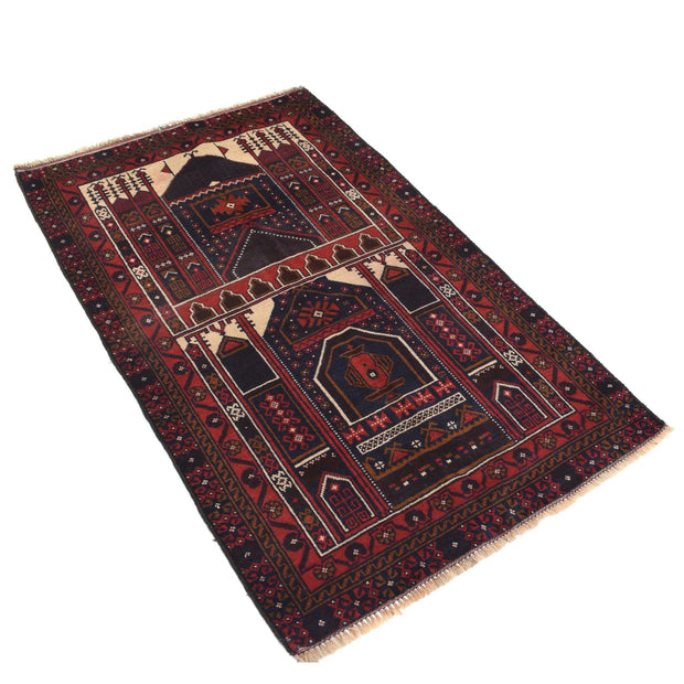 Handmade Prayer Rug 3' 0" x 4' 10" - No. AL75503