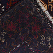 Hand Knotted Baluchi Rug 4' 1" x 7' 1" - No. AL67528