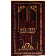 Baluch Short Rug 4' 3" x 6' 6" - No. AL66821