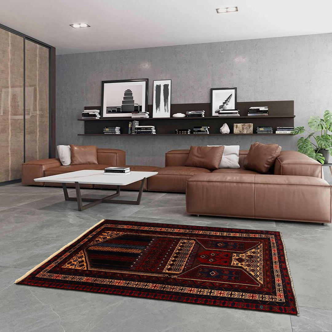 Baluch Short Rug 4' 3" x 6' 6" - No. AL66821