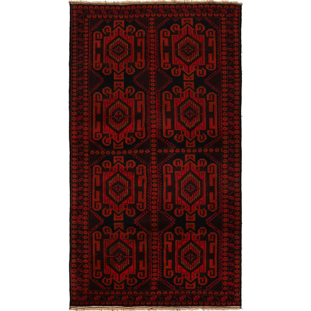 Tribal Baloch Rug 4' 0" x 7' 5" - No. AL70583