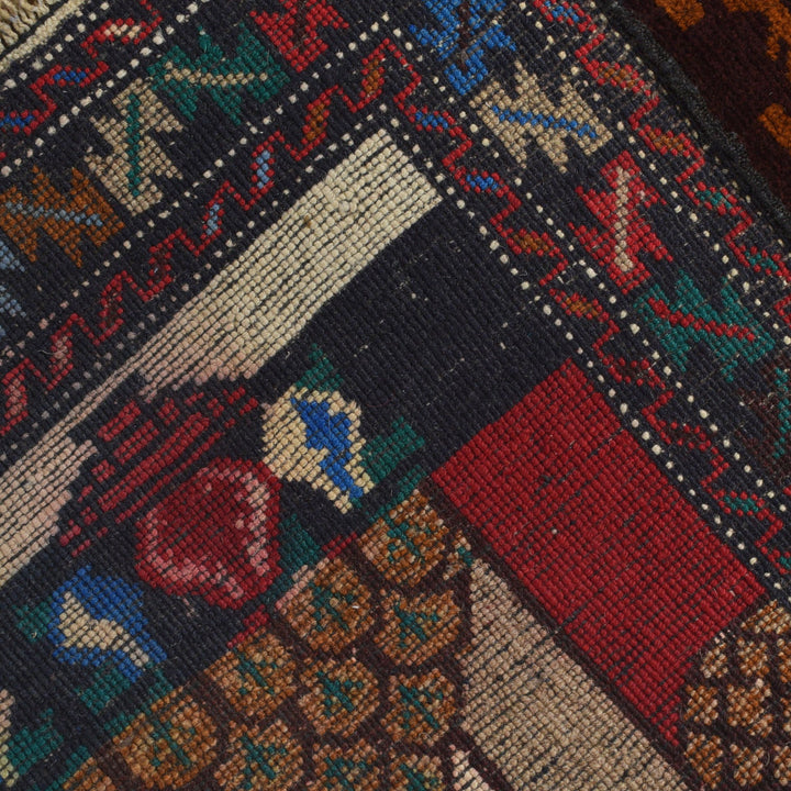 Handmade Pictorial Carpet 2' 11" x 4' 8" - No. AL39782