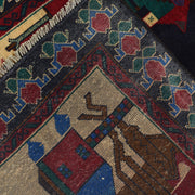 Handmade Picture Area Rug 3' 2" x 4' 9" - No. AL37720