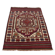 Handmade Vintage Kilim 2' 11" x 4' 7" - No. AL74989