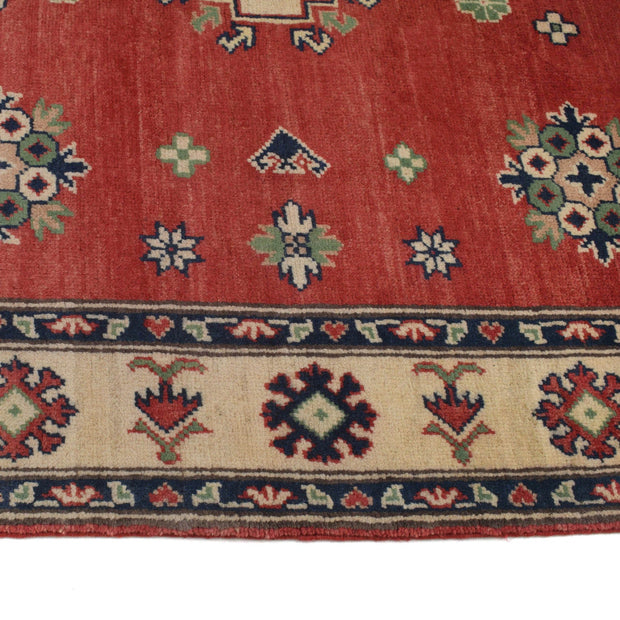 Red Color Kazak Rug 4' 10" x 6' 6" - No. AL86047
