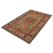 Green Color Kazak Rug 4' 0" x 6' 2" - No. AL74437