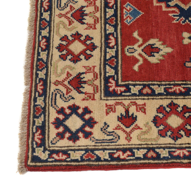Hand Knotted Kazak Oriental Rug 3' 3" x 5' 0" - No. AL86018