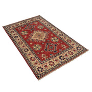 Hand Knotted Kazak Oriental Rug 3' 3" x 5' 0" - No. AL86018