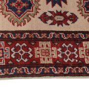 Hand knotted Kazak Carpet 3' 3" x 4' 10" - No. AL42550
