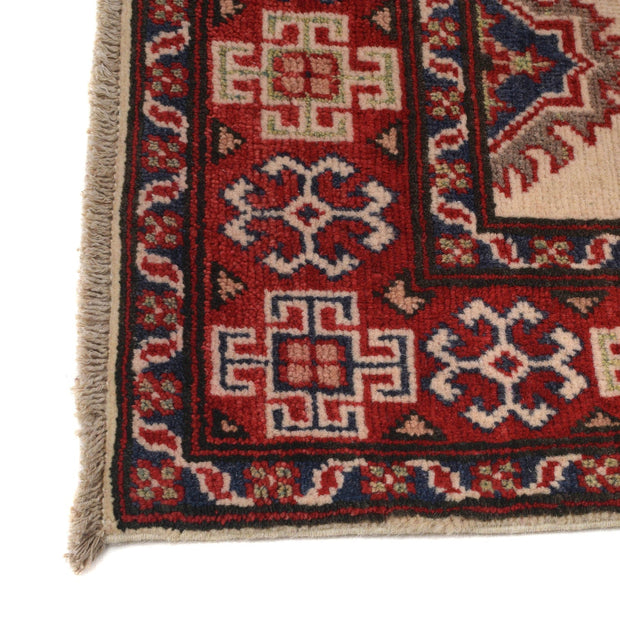 Hand knotted Kazak Carpet 3' 3" x 4' 10" - No. AL42550