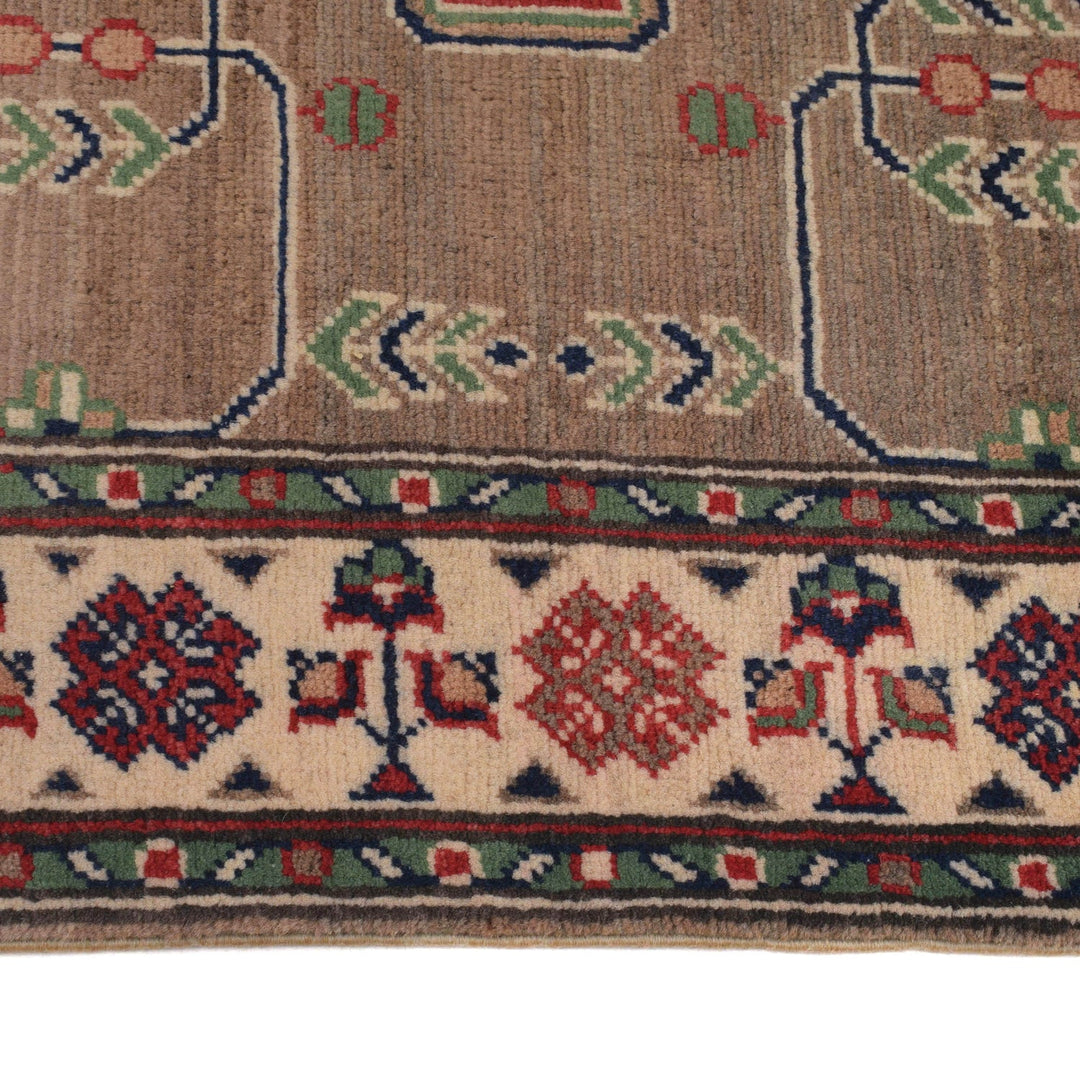 Handmade Kazak Area Rug 3' 4" x 5' 0" - No. AL56608