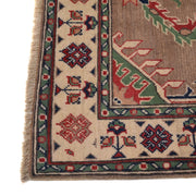 Handmade Kazak Area Rug 3' 4" x 5' 0" - No. AL56608