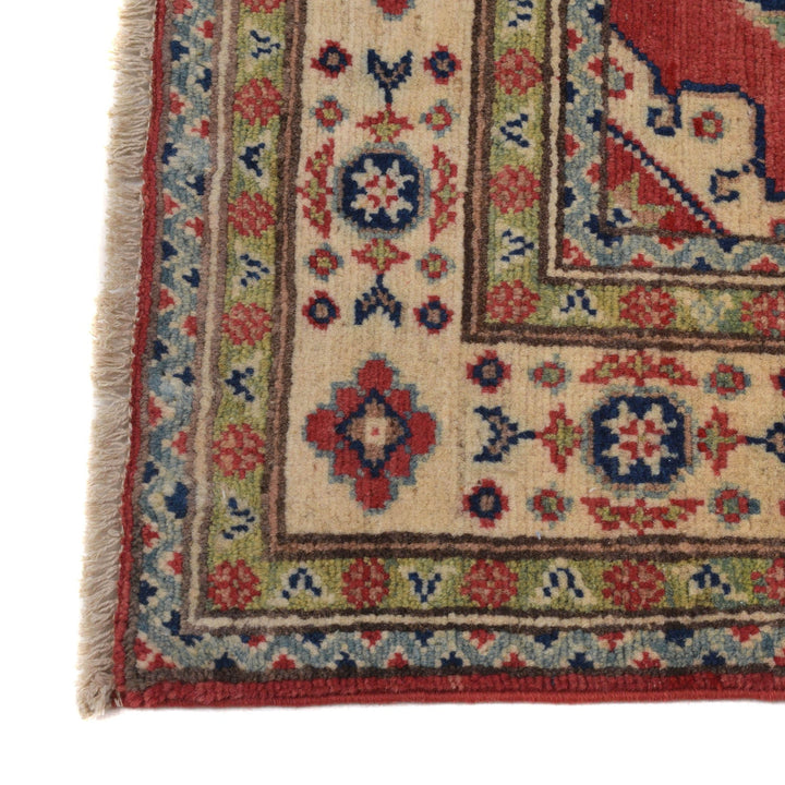 Hand knotted Kazak Carpet 3' 5" x 4' 11" - No. AL54923